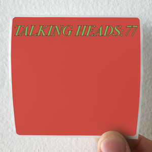 Talking Heads Talking Heads 77 Album Cover Sticker Talking Heads Talking Heads 77 Album Cover Sticker