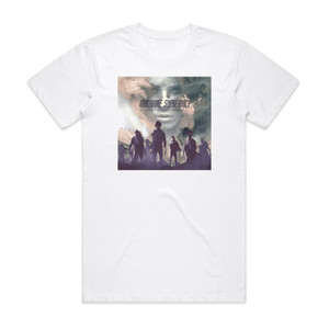Machinae Supremacy Into The Night World Album Cover T-Shirt White Machinae Supremacy Into The Night World Album Cover T-Shirt White