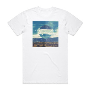 Myriad3 Tell Album Cover T-Shirt White Myriad3 Tell Album Cover T-Shirt White