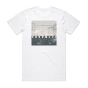Mount Shrine Ghosts On Broken Pavement Album Cover T-Shirt White Mount Shrine Ghosts On Broken Pavement Album Cover T-Shirt White