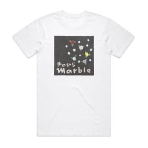 marble Empty 1 Album Cover T-Shirt White