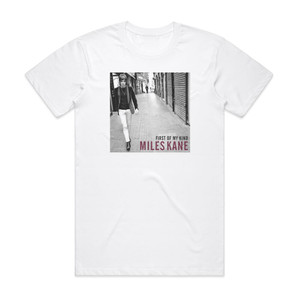 Miles Kane First Of My Kind Album Cover T-Shirt White Miles Kane First Of My Kind Album Cover T-Shirt White