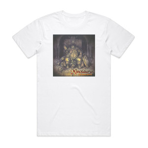 Minotaurus The Lonely Dwarf Album Cover T-Shirt White Minotaurus The Lonely Dwarf Album Cover T-Shirt White
