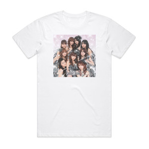 Morning Musume 9 Disc Album Cover T-Shirt White Morning Musume 9 Disc Album Cover T-Shirt White