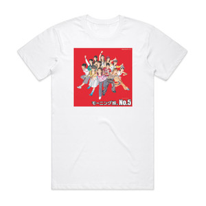 Morning Musume No 5 Album Cover T-Shirt White Morning Musume No 5 Album Cover T-Shirt White