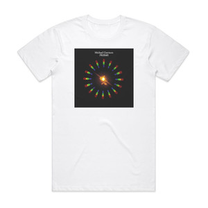 Michael Garrison Prisms Album Cover T-Shirt White Michael Garrison Prisms Album Cover T-Shirt White