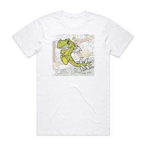 Motion City Soundtrack My Dinosaur Life Album Cover T-Shirt White Motion City Soundtrack My Dinosaur Life Album Cover T-Shirt White