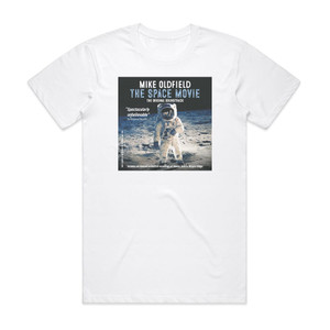 Mike Oldfield The Space Movie Ost Album Cover T-Shirt White Mike Oldfield The Space Movie Ost Album Cover T-Shirt White