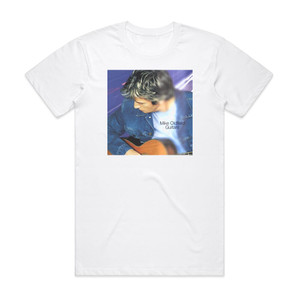 Mike Oldfield Guitars Album Cover T-Shirt White Mike Oldfield Guitars Album Cover T-Shirt White