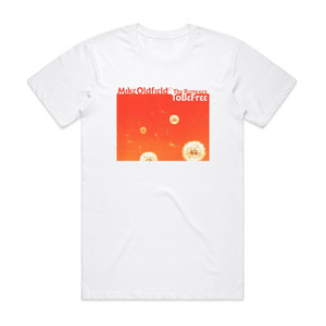 Mike Oldfield To Be Free The Remixes Album Cover T-Shirt White Mike Oldfield To Be Free The Remixes Album Cover T-Shirt White