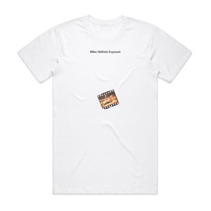Mike Oldfield Exposed Album Cover T-Shirt White Mike Oldfield Exposed Album Cover T-Shirt White