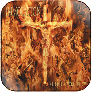 Immolation Close To A World Below Album Cover Sticker Immolation Close To A World Below Album Cover Sticker