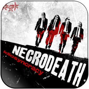 Necrodeath Idiosyncrasy Album Cover Sticker Necrodeath Idiosyncrasy Album Cover Sticker