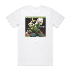 MF DOOM Vomit Album Cover T-Shirt White MF DOOM Vomit Album Cover T-Shirt White
