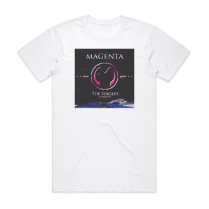 Magenta The Singles Complete Album Cover T-Shirt White Magenta The Singles Complete Album Cover T-Shirt White