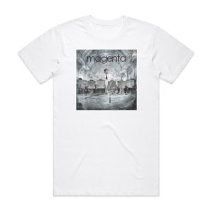 Magenta The Twenty Seven Club Album Cover T-Shirt White Magenta The Twenty Seven Club Album Cover T-Shirt White