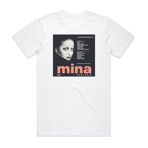 Mina Fantasia Album Cover T-Shirt White Mina Fantasia Album Cover T-Shirt White