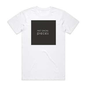 Matt Simons Pieces Album Cover T-Shirt White Matt Simons Pieces Album Cover T-Shirt White