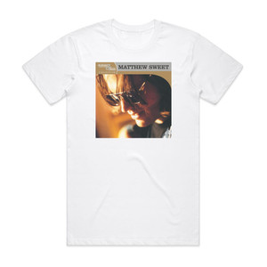 Matthew Sweet Platinum Gold Collection Album Cover T-Shirt White Matthew Sweet Platinum Gold Collection Album Cover T-Shirt White
