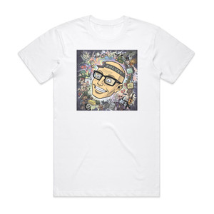 MC Frontalot Solved Album Cover T-Shirt White MC Frontalot Solved Album Cover T-Shirt White
