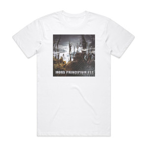 Mors Principium Est Inhumanity 1 Album Cover T-Shirt White Mors Principium Est Inhumanity 1 Album Cover T-Shirt White
