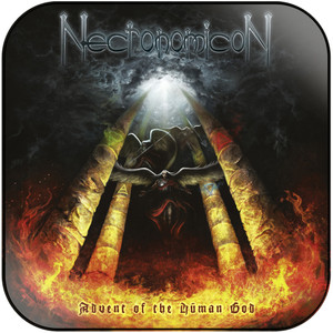 Necronomicon Advent Of The Human God Album Cover Sticker Necronomicon Advent Of The Human God Album Cover Sticker