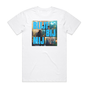 Maan Blijf Bij Mij Album Cover T-Shirt White Maan Blijf Bij Mij Album Cover T-Shirt White
