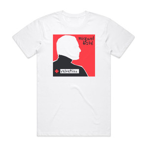 Miguel Bose Velvetina Album Cover T-Shirt White Miguel Bose Velvetina Album Cover T-Shirt White