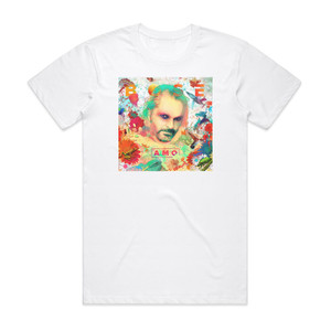 Miguel Bose Amo Album Cover T-Shirt White Miguel Bose Amo Album Cover T-Shirt White