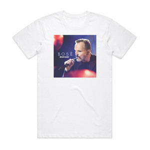 Miguel Bose Mtv Unplugged Album Cover T-Shirt White Miguel Bose Mtv Unplugged Album Cover T-Shirt White