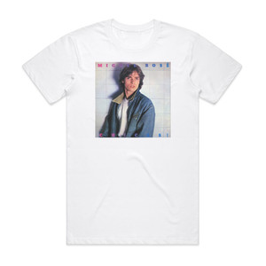 Miguel Bose Chicas Album Cover T-Shirt White Miguel Bose Chicas Album Cover T-Shirt White
