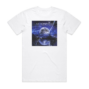 Moonrise The Lights Of A Distant Bay Album Cover T-Shirt White Moonrise The Lights Of A Distant Bay Album Cover T-Shirt White