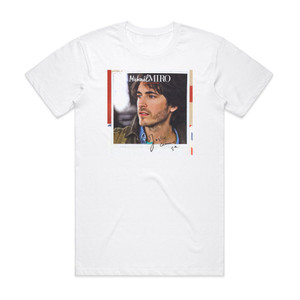 Mickael Miro Juste Comme A Album Cover T-Shirt White Mickael Miro Juste Comme A Album Cover T-Shirt White