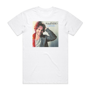 Mickael Miro Le Temps Des Sourires Album Cover T-Shirt White Mickael Miro Le Temps Des Sourires Album Cover T-Shirt White