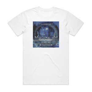 Mark Snow Millennium Volume Two Album Cover T-Shirt White Mark Snow Millennium Volume Two Album Cover T-Shirt White