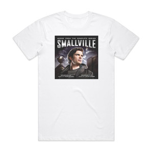 Mark Snow Smallville Score From The Complete Series Album Cover T-Shirt White Mark Snow Smallville Score From The Complete Series Album Cover T-Shirt White