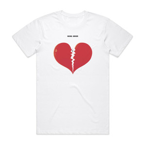 Michel Berger Michel Berger Cur Bris Album Cover T-Shirt White Michel Berger Michel Berger Cur Bris Album Cover T-Shirt White