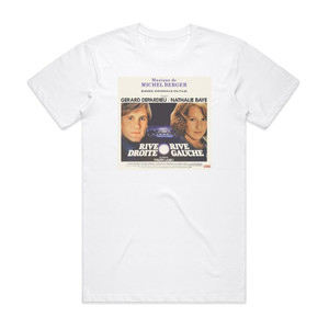 Michel Berger Rive Droite Rive Gauche Album Cover T-Shirt White