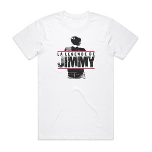 Michel Berger La Lgende De Jimmy Album Cover T-Shirt White Michel Berger La Lgende De Jimmy Album Cover T-Shirt White