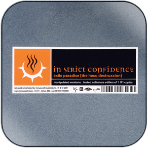 In Strict Confidence Exile Paradise The Hecq Destruxxion Album Cover Sticker In Strict Confidence Exile Paradise The Hecq Destruxxion Album Cover Sticker