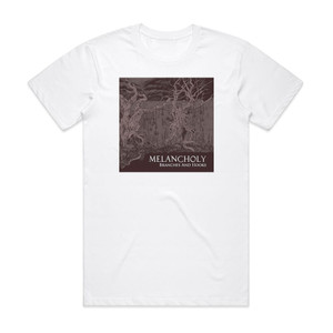 Melancholy Branches And Hooks Album Cover T-Shirt White Melancholy Branches And Hooks Album Cover T-Shirt White