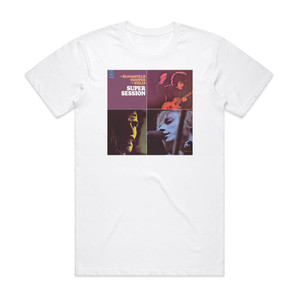 Mike Bloomfield Super Session Album Cover T-Shirt White Mike Bloomfield Super Session Album Cover T-Shirt White