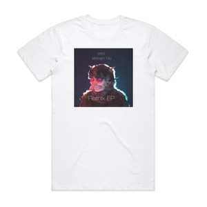M83 Midnight City Remix Ep Album Cover T-Shirt White M83 Midnight City Remix Ep Album Cover T-Shirt White