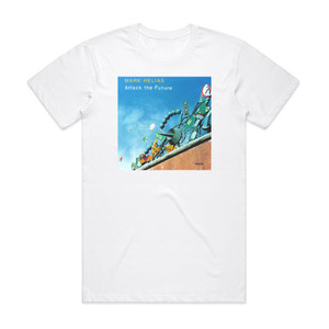 Mark Helias Attack The Future Album Cover T-Shirt White Mark Helias Attack The Future Album Cover T-Shirt White