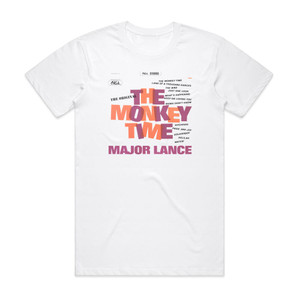 Major Lance The Monkey Time Album Cover T-Shirt White Major Lance The Monkey Time Album Cover T-Shirt White