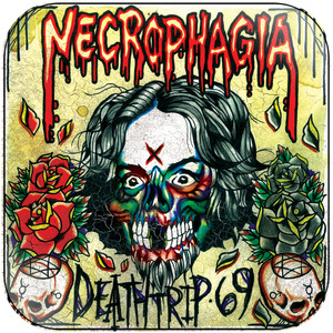 Necrophagia Deathtrip 69 Album Cover Sticker Necrophagia Deathtrip 69 Album Cover Sticker