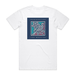 Moderator The Mosaics Album Cover T-Shirt White Moderator The Mosaics Album Cover T-Shirt White