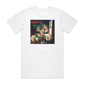 Marillion Script For A Jesters Tear Album Cover T-Shirt White Marillion Script For A Jesters Tear Album Cover T-Shirt White