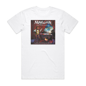 Marillion Early Stages The Highlights Album Cover T-Shirt White Marillion Early Stages The Highlights Album Cover T-Shirt White