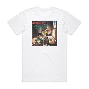 Marillion Script For A Jesters Tear 2 Album Cover T-Shirt White Marillion Script For A Jesters Tear 2 Album Cover T-Shirt White